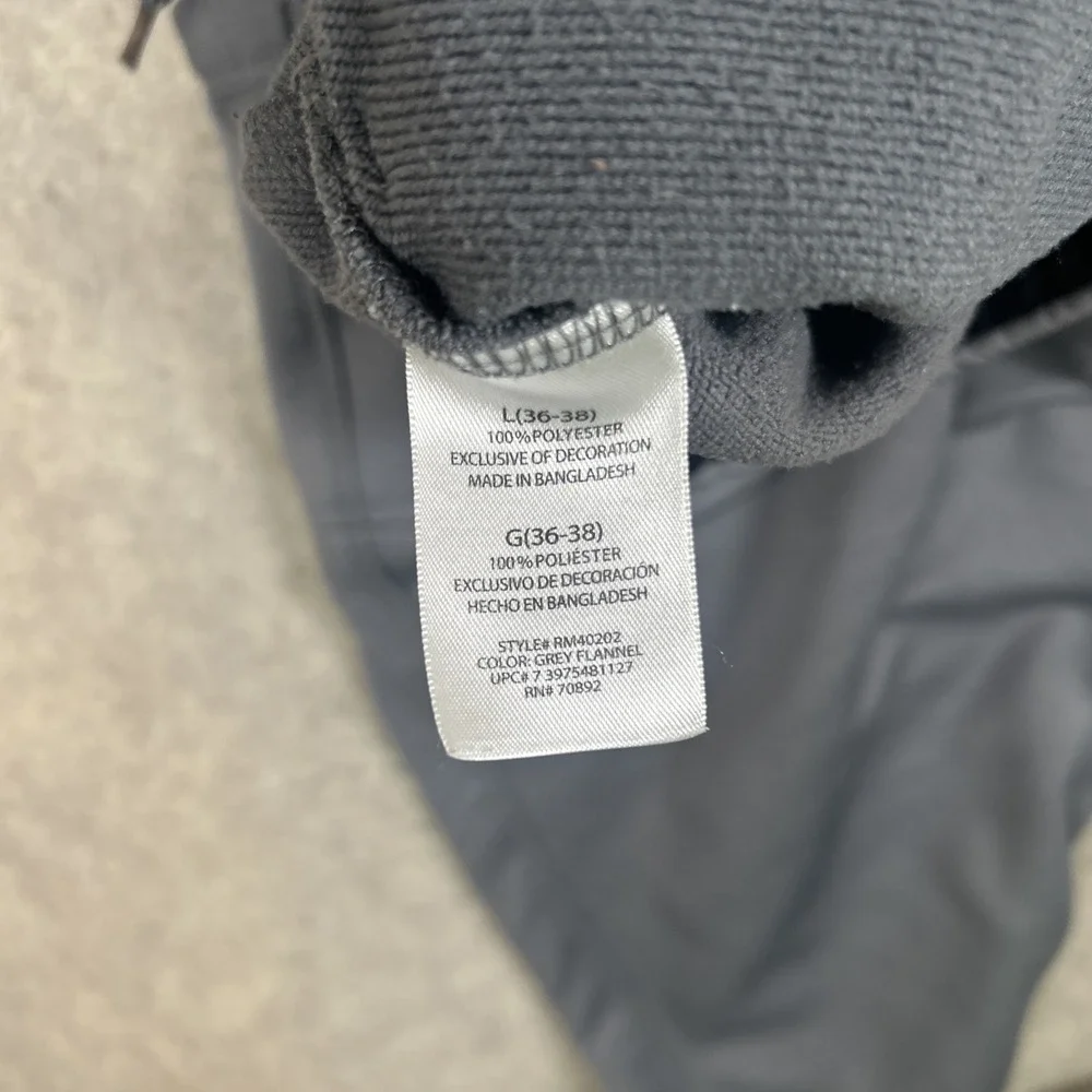 Starter Pants‎ Mens Large Gray Joggers Side Zip Wide Leg Y2K